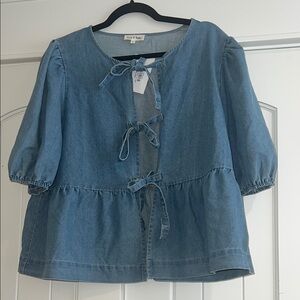Denim Blue Women's Blouse